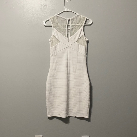 Sleek white mini dress - Picture 2 of 2